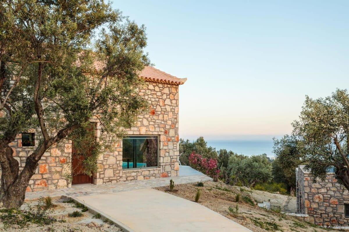 Gerakada Exclusive-Seaview Villa With Private Pool Koroni  Ngoại thất bức ảnh
